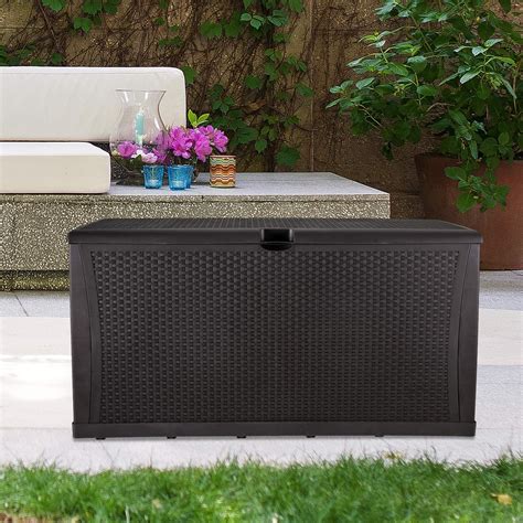 metal patio storage box|outdoor storage boxes waterproof bunnings.